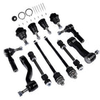 12Pcs Front Ball Joints Tie Rods Idler Pitman Arm for Chevy Silverado 2500 3500