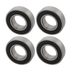 1641-2RS Ball Bearing 1" x 2" x 9/16 Rubber Sealed (Qty 4)