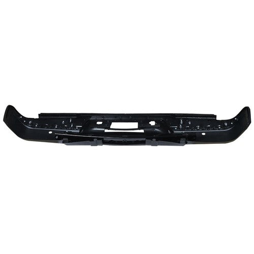Rear Step Bumper For 2007-2013 Chevrolet Silverado 1500 Black With Object Sensor