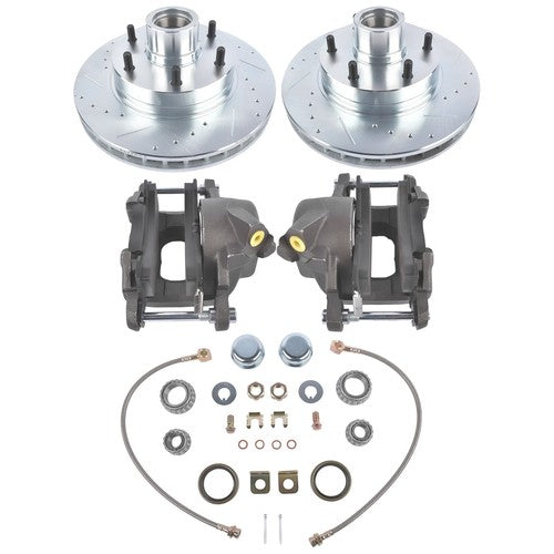 For Chevrolet C10 GMC 2wd Truck Front Disc Brake Conversion Kit 6 Lug Wheels