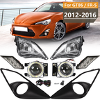 8PCS Clear Fog Light Side Marker Lamp for Scion FR-S for Toyota GT86 2012-2016