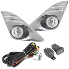 Halogen Fit For Toyota Camry L LE XLE 2012-2014 LH&RH w/Wiring+Switch Fog Lights