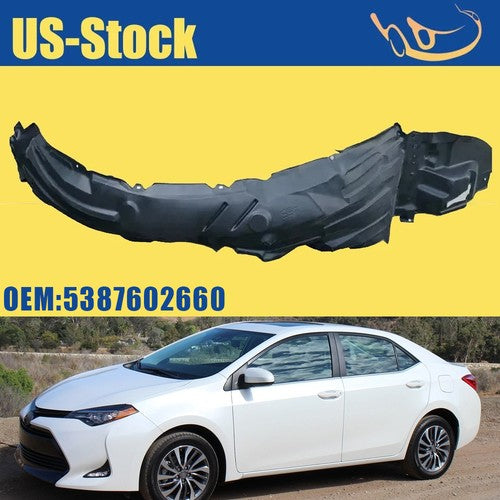 Fender Liner Splash Shield for Toyota Corolla 2017-2019 Front Left Driver Side