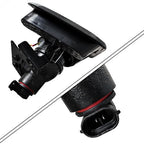 Clear Lens LED Fog Light Lamps DRL Black Grille 3PCS for 1999-2000 Honda Civic