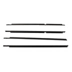 For Toyota 4Runner 2003-2009 Car Window Outside Pressure Strip Black Compatible
