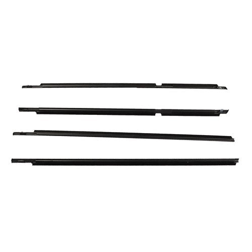 For Toyota 4Runner 2003-2009 Car Window Outside Pressure Strip Black Compatible