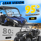 Front Flip Windshield Scratch Resistant for CFMOTO ZForce 800 500 1000 Model