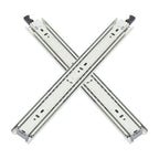 1 Pair of 18" Locking Drawer Slides Full Extension & Lock 150 lb Load Capacity