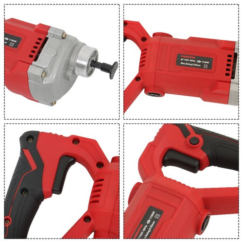 Handheld Concrete Vibrating Tool With 6.6 Feet Shaft Electric Concrete Vibrator