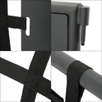 Tubular Trail Door with Mirror for Jeep CJ7 YJ Wrangler 2DR 1976 to 1995 Black
