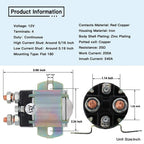 12v Starter Solenoid Relay for Yamaha 1985 2002 G8 G9 G11 G14 G16 G20 Golf Cart