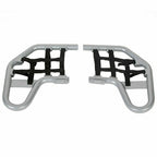 Pair of Nerf Bars Silver bar Black nets Aluminum For Honda TRX 250EX 250X 01-24