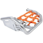 Silver Nerf Bars Peg Heel Guard for Honda TRX 450R 450ER Sportrax