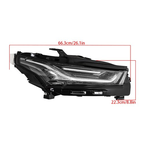 Clear Lens Daytime Running Light Right Side For Chevrolet Teaverse 2022-2023 LED