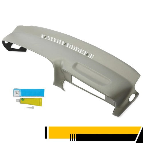 Molded Dash Cover Overlay for 1997-1999 2000 Chevy GMC SUVs C K1500 Suburban Grey