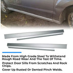 Slip On Rocker Panel 4 Door Set Left Right Side for Ford Focus 2008-2011
