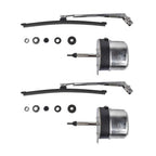 Stainless Windshield Wiper Motor Kit Street Hot Rod Universal Boat For Chevy 12V