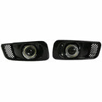 Front Grille LED Double Colour Fog Lights Lamps for Honda Civic 1999-2000 JDM