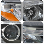 For 2014 2015 Kia Sorento EX SX Halogen W/LED DRL Projector Headlight Left Right