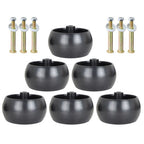 6 Pack Deck Wheels Hardware Kit For Husqvarna 589527301 532174873 532133957