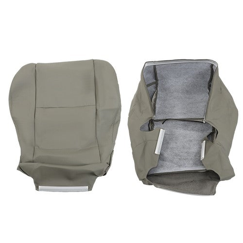 Compatible with 2000-2007 Toyota Sequoia 4PCS Front Driver & Passenger Seat Cover Gray