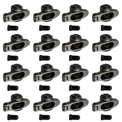 For Chevy SBC 267 350 1.6 Ratio 7/16" Full Roller Rocker Arms No Self-Aligning
