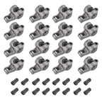 16x Roller Rocker Arm Self-Aligning for Small Block Chevy SBC 350 7/16'' Stud