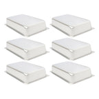 Table Pans 6 Pack 4 Inch Deep Restaurant Steam Table Pans Without Lid Full Size