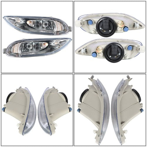 For Toyota Corolla 2005-2008 Bumper Lamp Clear Fog Light Pair+Switch Wiring Kit
