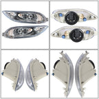 For Toyota Corolla 2005-2008 Bumper Lamp Clear Fog Light Pair+Switch Wiring Kit