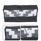 8x10ft Outdoor Plastic Straw Rug For Camping Outdoor Carpet Black & White