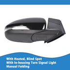 Right Side Power Mirror for Hyundai Tucson Limited Luxury Premium Sport Ultimate