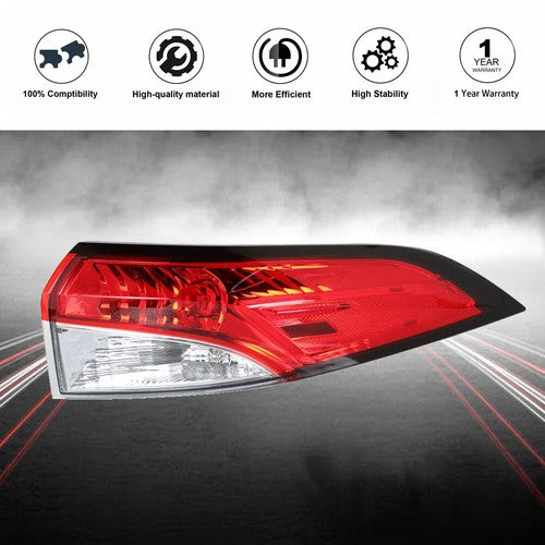 Passenger Right Side Tail Light Assembly Halogen For Toyota Corolla 2020-2021
