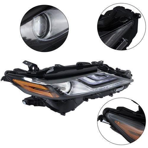 Black Housing For 21 22 Toyota Camry XSE XLE Full LED Headlight Assy Right Side