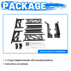 For Honda Pioneer 1000-5 2016-2025 2026 Rear Cargo Bed Extender Tailgate