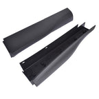 RH+LH Side Black Flex Step Tailgate Molding Trim 2PCS Cap For Ford F250 F350