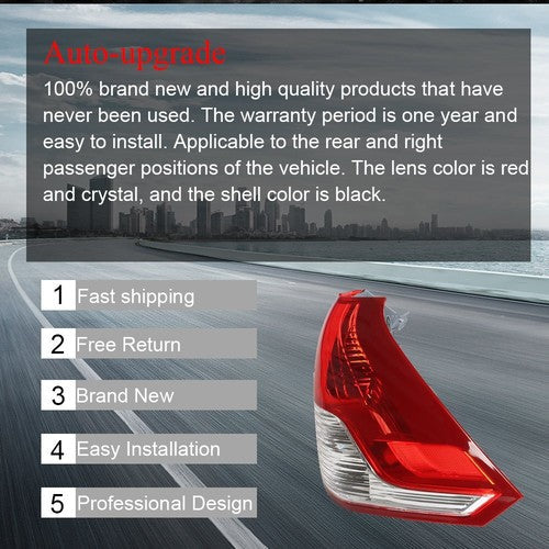 Fit For 12-14 Honda CR-V CRV Series Right Passenger Side Tail Light Brake Lamp