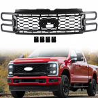 PC3Z-8200-HA Matte Black Front Grille for Ford F250 F350 Super Duty 2023 2024