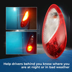 Tail Light for 2006-2010 Chrysler PT Cruiser Passenger Side with Bulbs 5116222AB