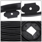 64pcs Anchoring Spik L-shaped 100FT Garden Edge Lawn Grass Stone Isolation Strip
