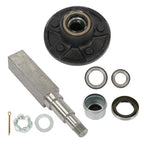 New 1 Set For 5 X4.5" Trailer Hub Kit and 11" Square #84 Spindle-7 Piece/set