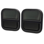 RV Replacement Windows Black 14 W x 16 H Teardrop Style Vertical Slide 2 Pack