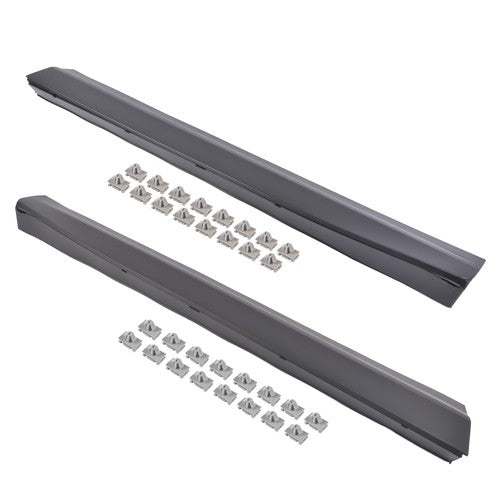 Pair Front Lower Door Trim Molding Black for Cadillac XT5 2017-2025 Left & Right