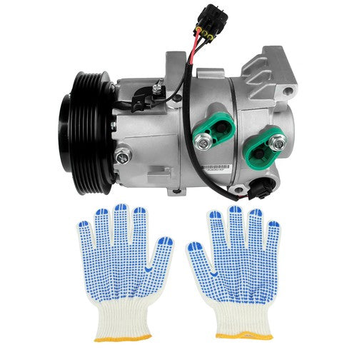 A/C Compressor with Clutch For Hyundai Accent Kia Rio 1.6L l4 GAS DOHC 2018-2019