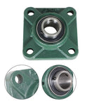10PCS UCF205-16 Pillow Block Flange Bearing 1" Bore 4 Bolt Solid Base