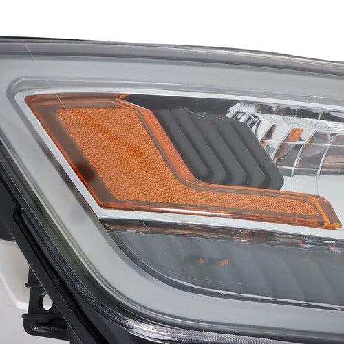 Passenger Headlight Fit For Ford Explorer 2016 217 2018 Halogen w/LED DRL Clear