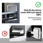Pair Chrome Tow Mirror Cap Cover for 2014 2018 2019 Chevy Silverado GMC Sierra