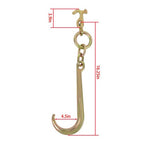 15 Inch G70 J Hook w/T-J Hook 5400 Lbs Working Load Limit Towing Hooks