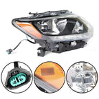 Headlight HeadlampClear Lens For Nissan Rogue 2014-2016 Halogen Passenger Side