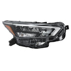 For Nissan Versa 2020-2021 Passenger Side Headlight Replacement Chrome Housing